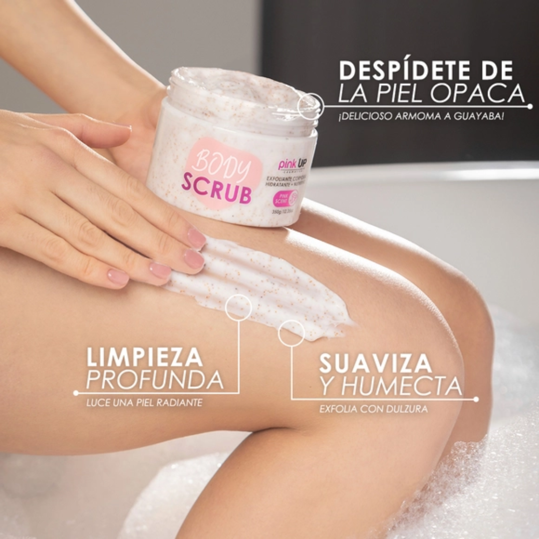 EXFOLIANTE CORPORAL HIDRATANTE Y NUTRITIVO BODY SCRUB - PINK UP