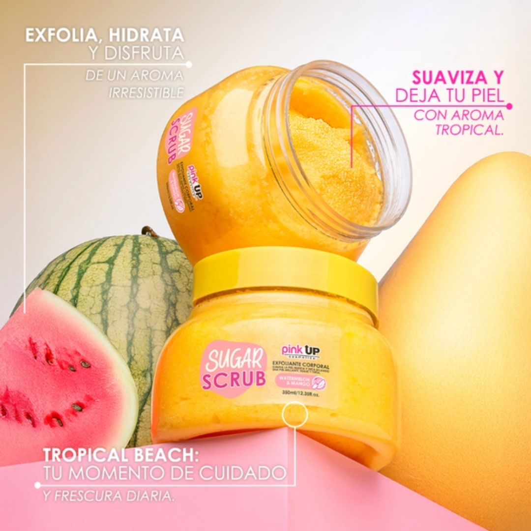 Exfoliante Corporal Sugar Scrub Pink Up – Exfoliación Profunda e Hidratación