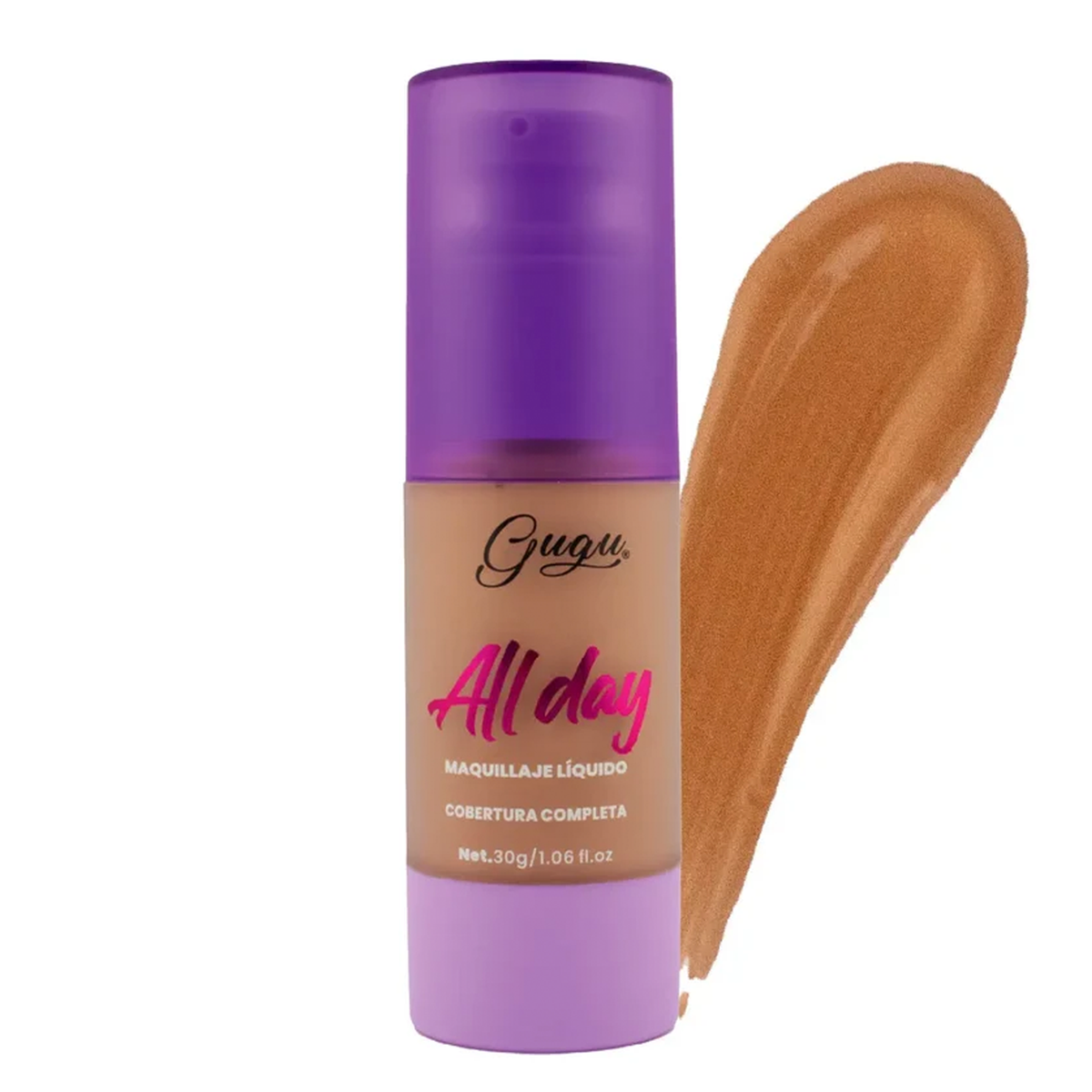 Base de Maquillaje Líquida Gugu All Day SPF 30 | Larga Duración