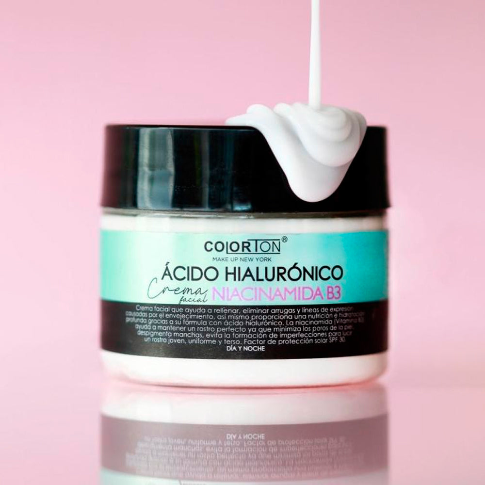 Crema Facial Colorton Ácido Hialurónico y Niacinamida B3