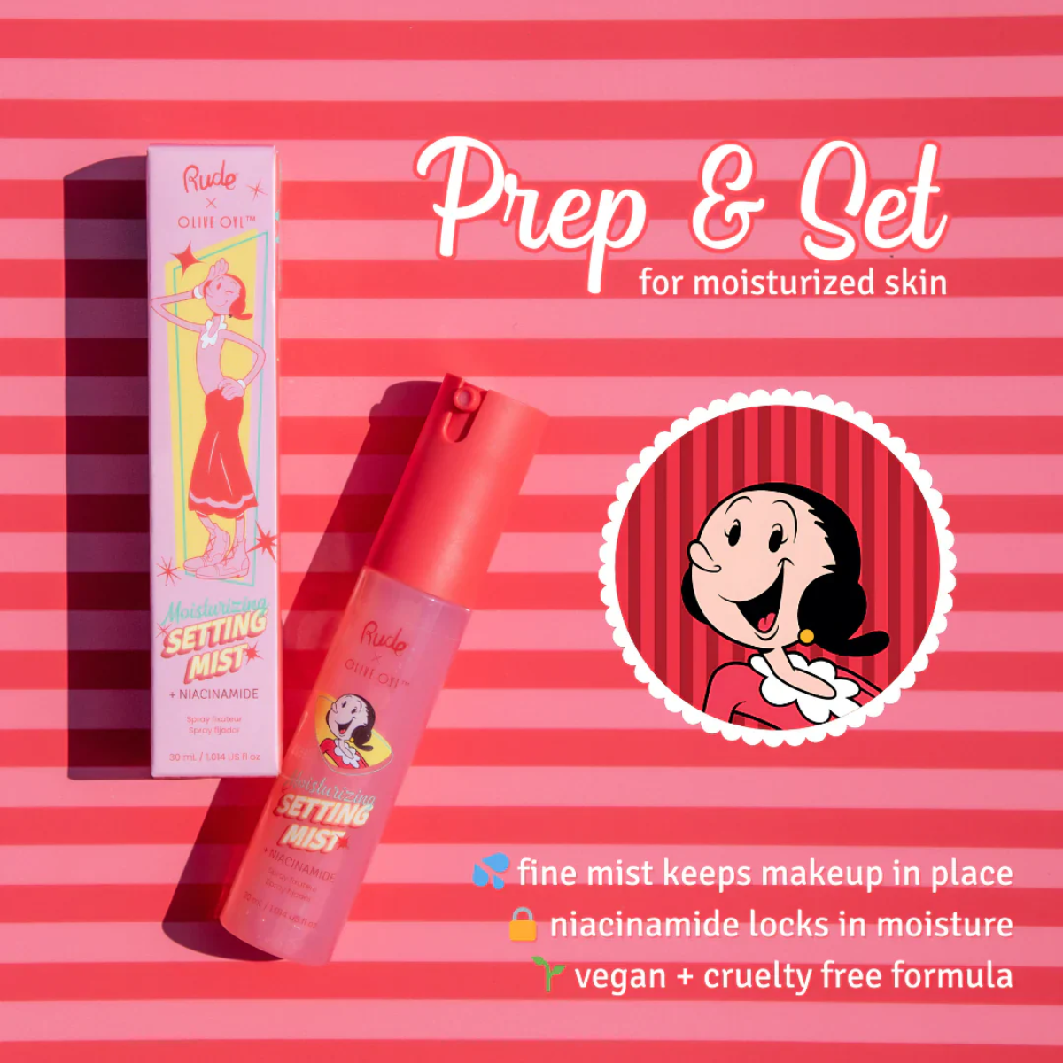 FIJADOR DE MAQUILLAJE OLIVE OYL - RUDE COSMETICS