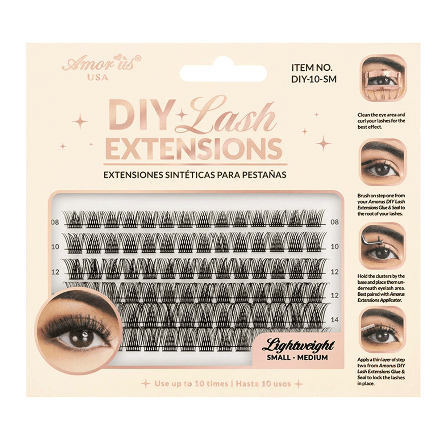 EXTENSION DE PESTAÑA AMOR US DIY