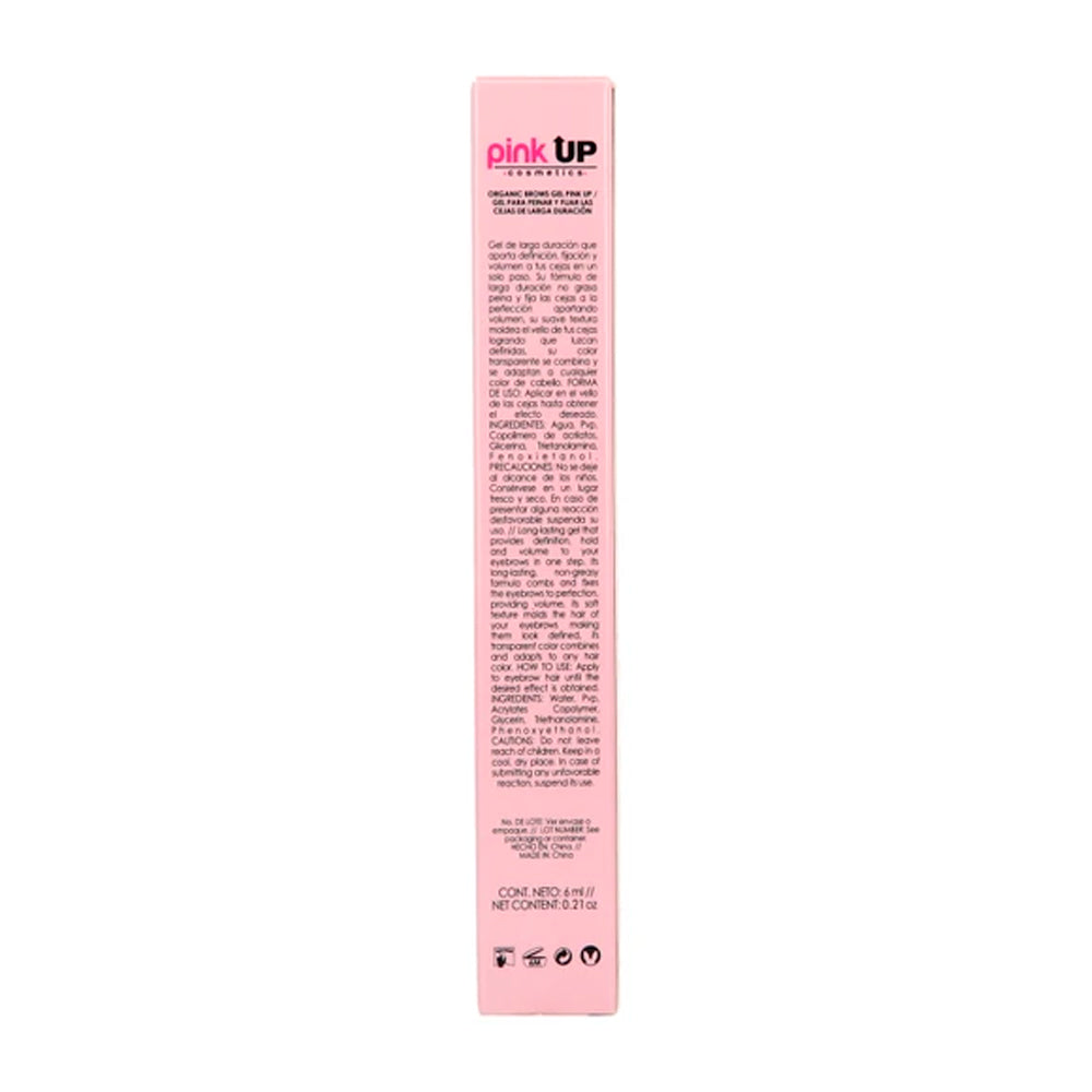 GEL PARA CEJAS PINK UP ORGANIC BROWS