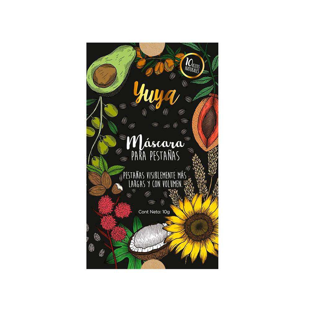 RIMEL YUYA 10 ACEITES - NEGRO, CAFÉ, BORGOÑA