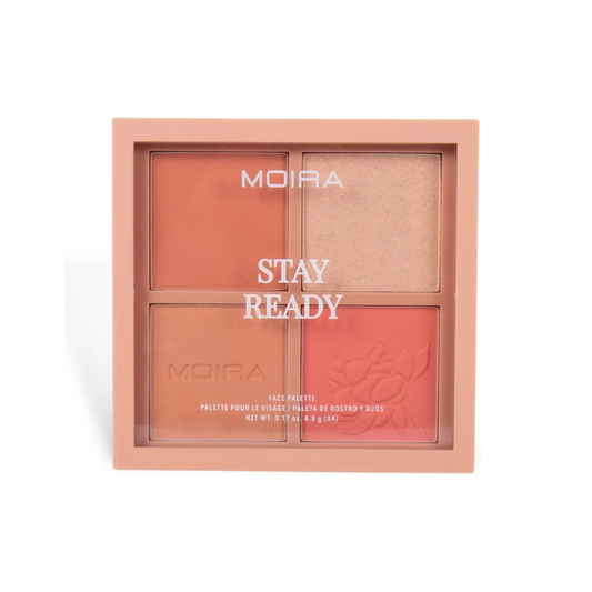 PALETA DE RUBORES E ILUMINADORES STAY READY - MOIRA