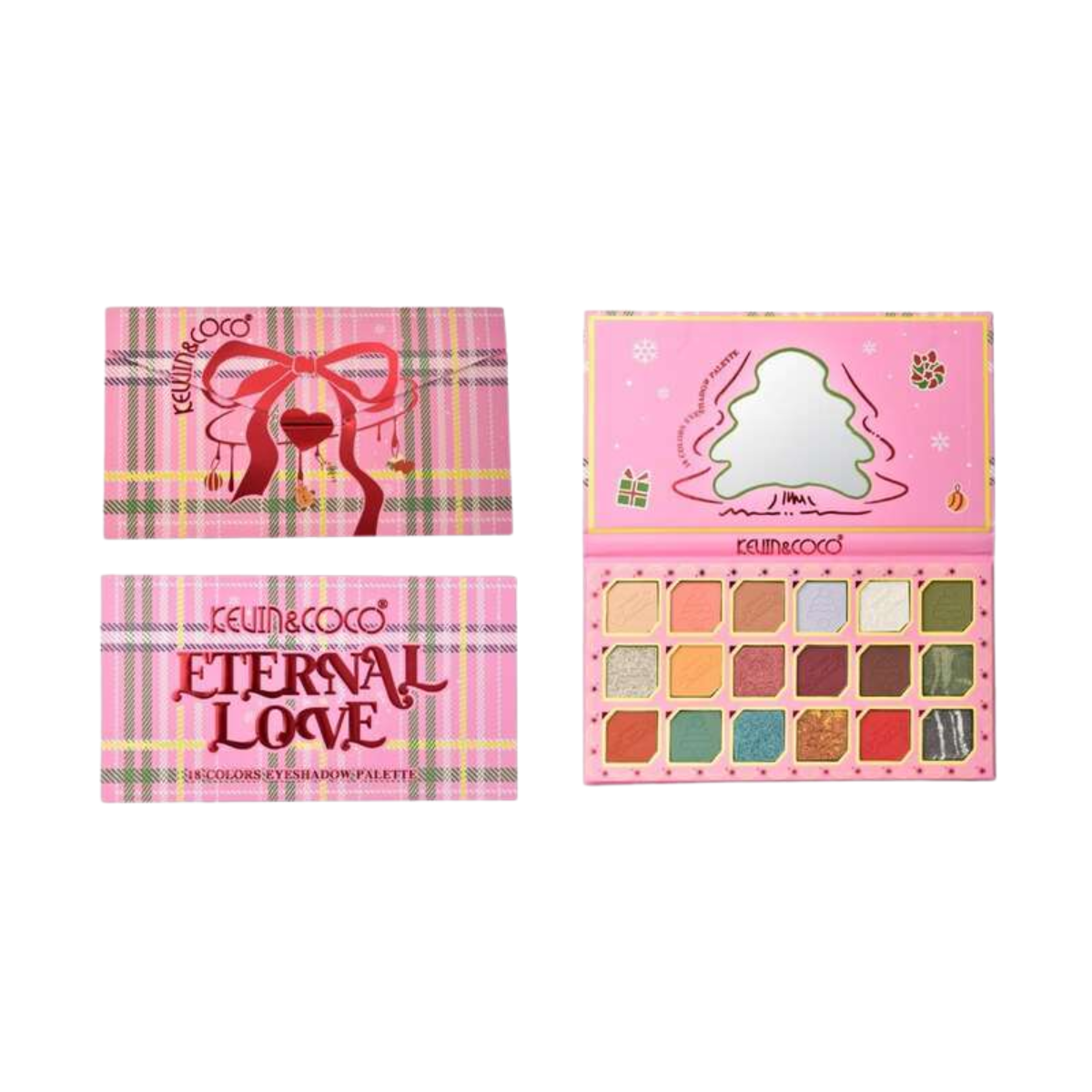 PALETA DE SOMBRAS ETERNAL LOVE 18 TONOS - KEVIN&COCO