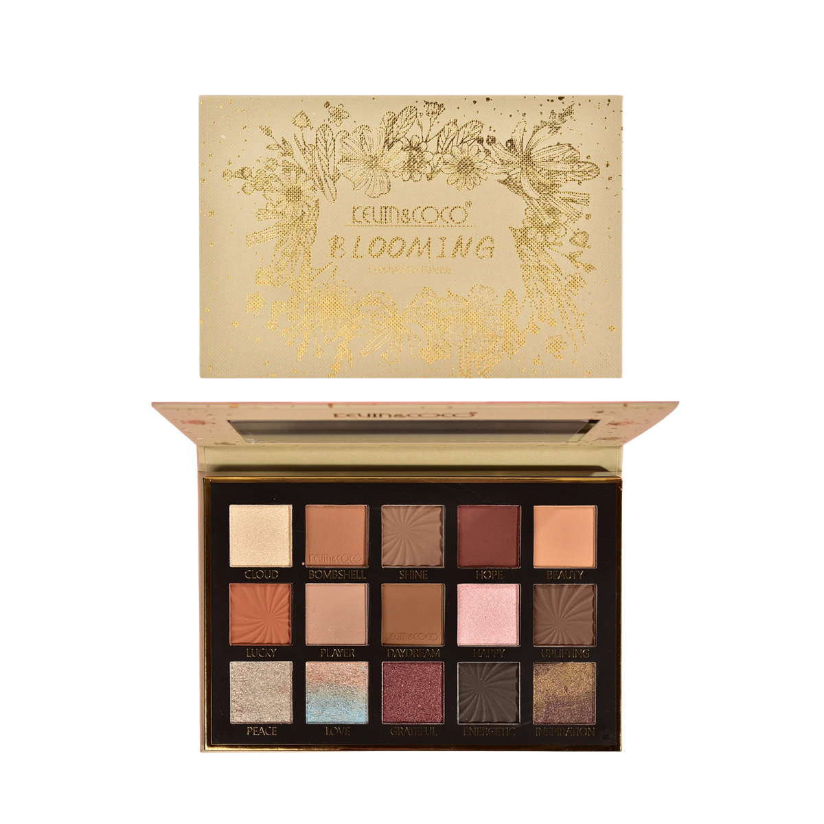 PALETA DE SOMBRAS BLOOMING CAFÉ - KEVIN&COCO