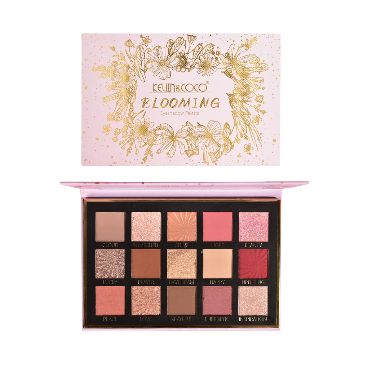 PALETA DE SOMBRAS BLOOMING ROSA - KEVIN&COCO