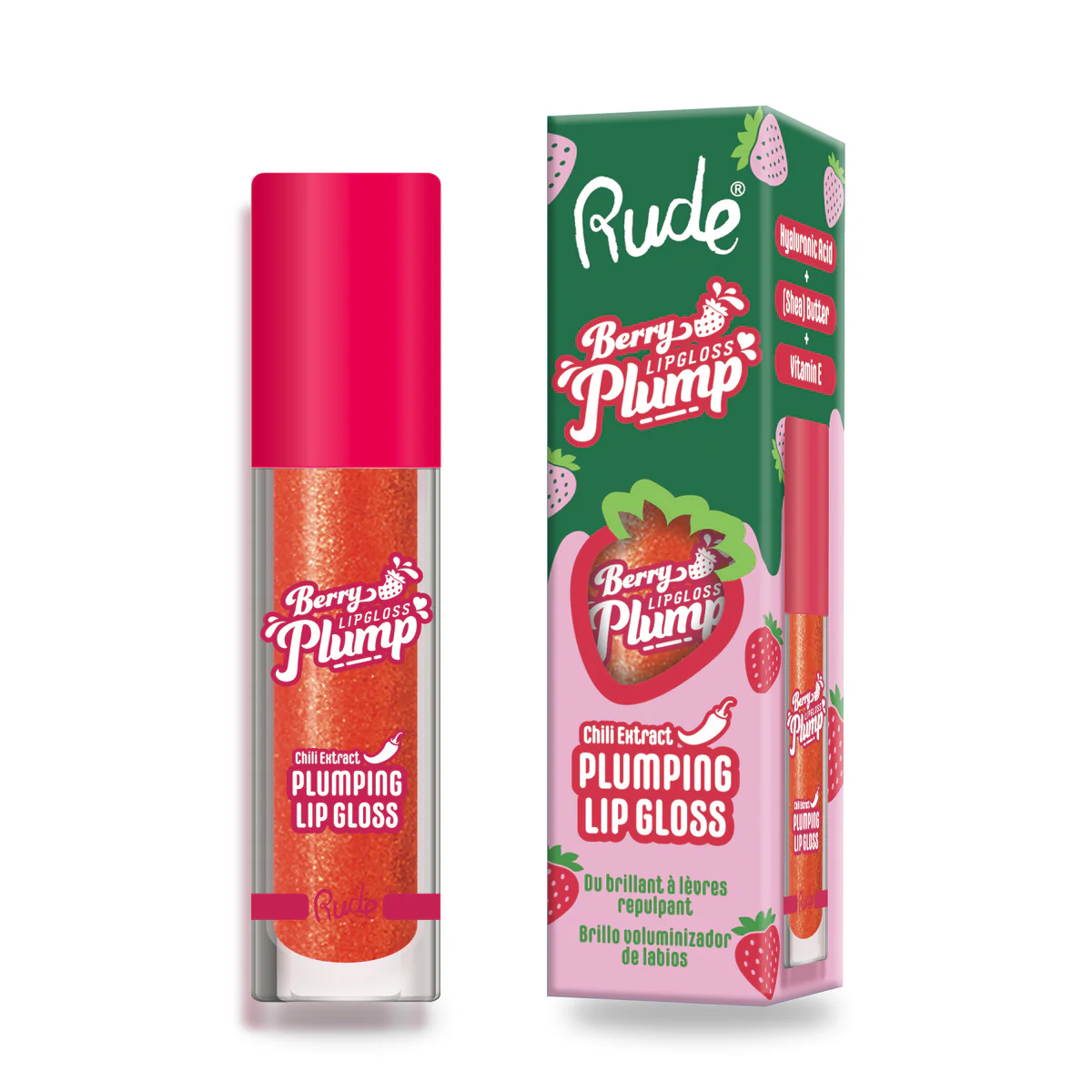 LIP GLOSS PLUMPING - RUDE COSMETICS
