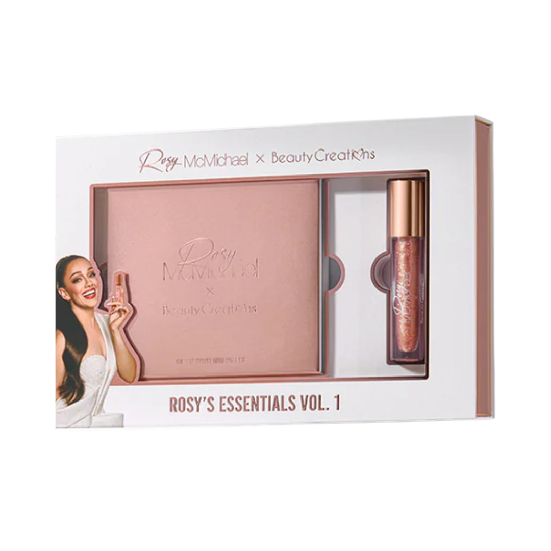 SET MINI PALETA DE SOMBRAS + LIP GLOSS ROSY MCMICHAEL - BEAUTY CREATIONS