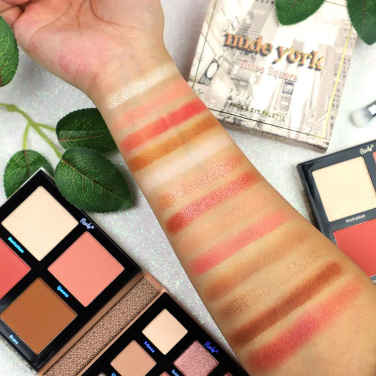 PALETA DE SOMBRAS NUDE YORK - RUDE COSMETICS