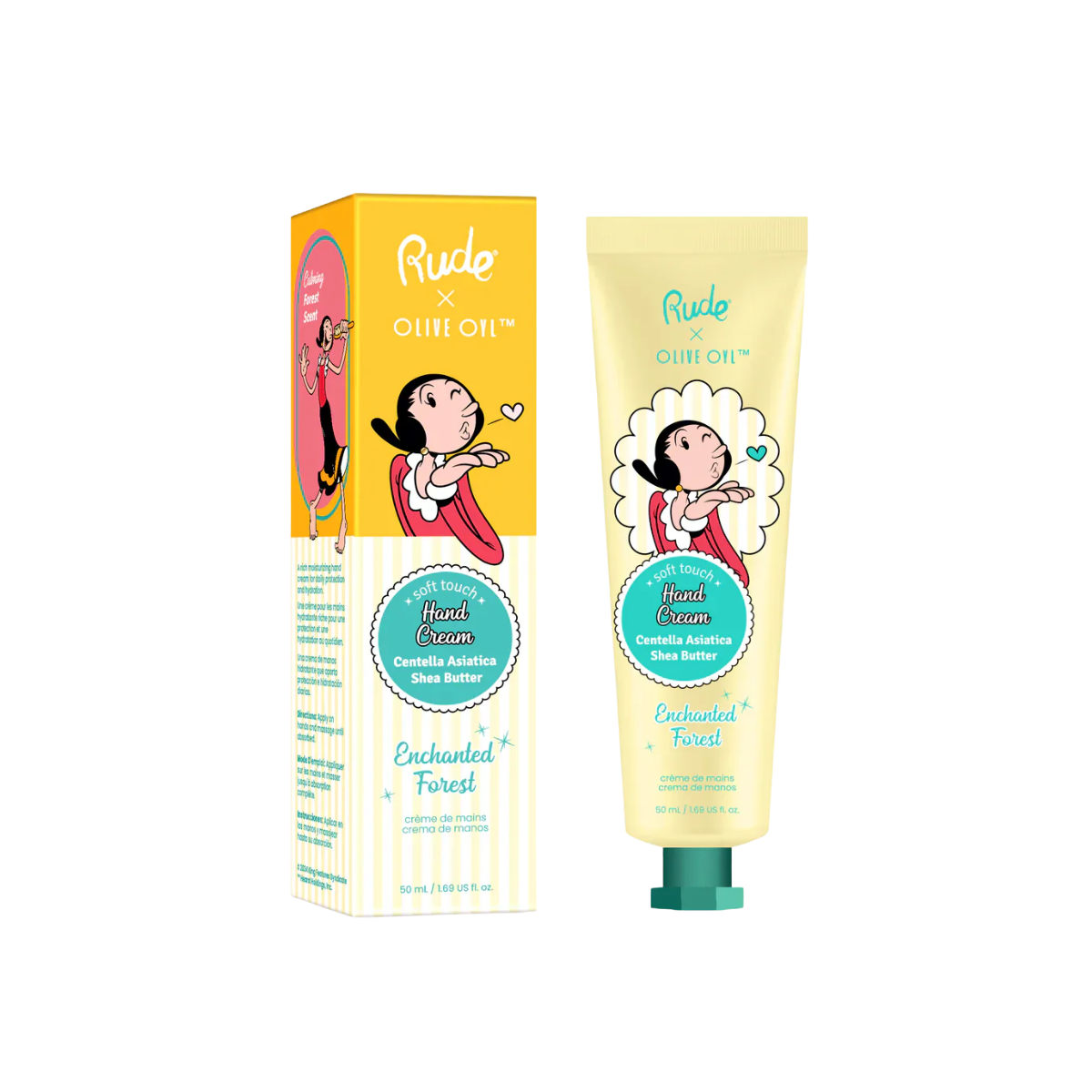 CREMA HUMECTANTE PARA MANOS OLIVE OYL - RUDE COSMETICS