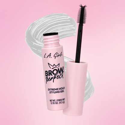 L.A. Girl Brow Perfect Extreme Hold Gel - Gel para Cejas de Fijación Extrema