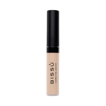 Bissú Corrector Líquido con Ácido Hialurónico - Cobertura Construible Mate Natural