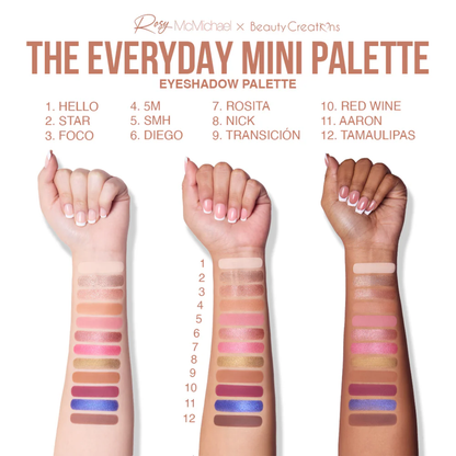 MINI PALETA DE SOMBRAS ROSY MCMICHAEL - BEAUTY CREATIONS