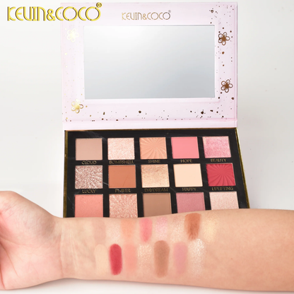 PALETA DE SOMBRAS BLOOMING ROSA - KEVIN&COCO