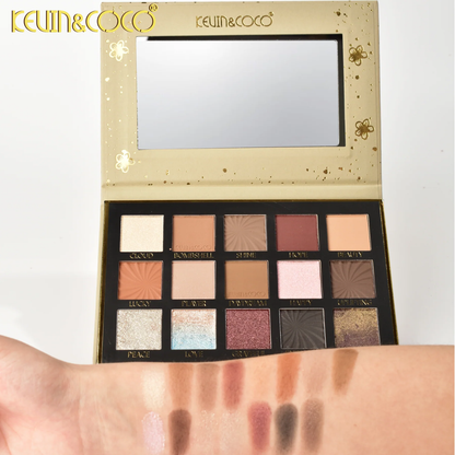 PALETA DE SOMBRAS BLOOMING CAFÉ - KEVIN&COCO