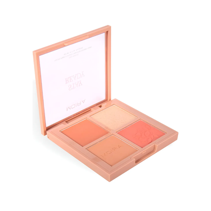 PALETA DE RUBORES E ILUMINADORES STAY READY - MOIRA