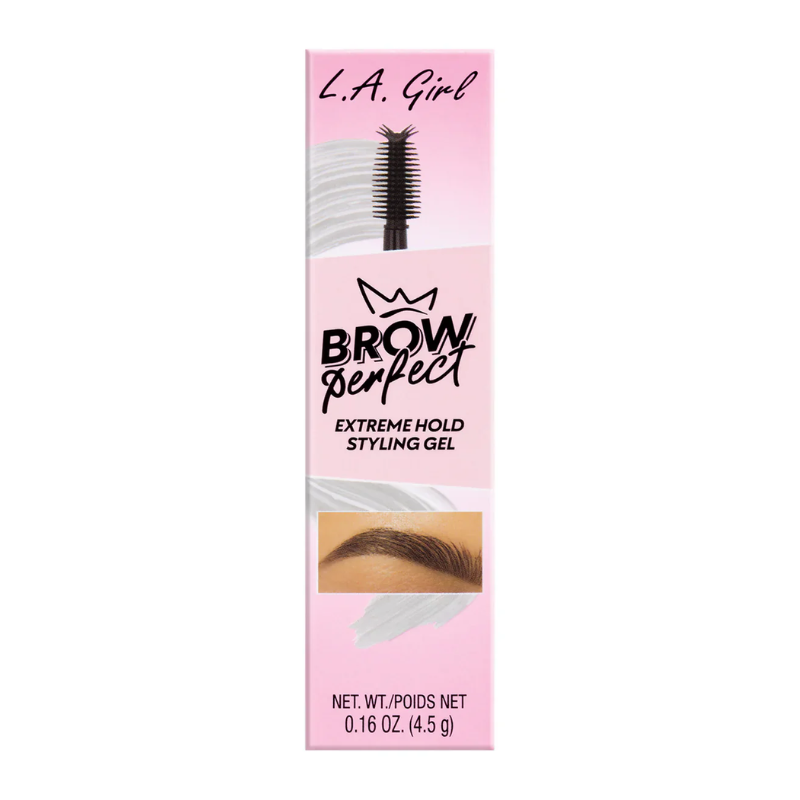 L.A. Girl Brow Perfect Extreme Hold Gel - Gel para Cejas de Fijación Extrema
