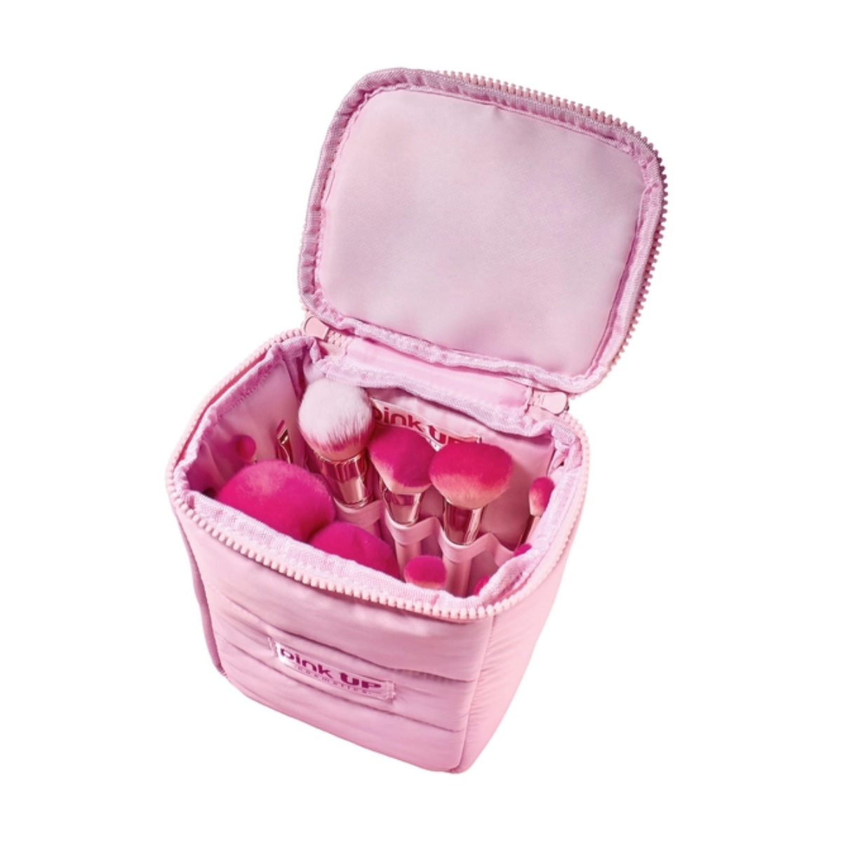 SET DE 12 BROCHAS PINK PUFFER - PINK UP