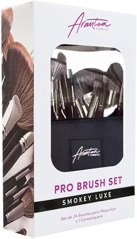 SET 24 BROCHAS ARANTZA C/ESTUCHE - SMOKEY LUXE