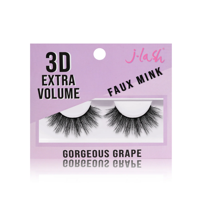 J-Lash 3D Extra Volume Faux Mink | Pestañas de Máximo Volumen