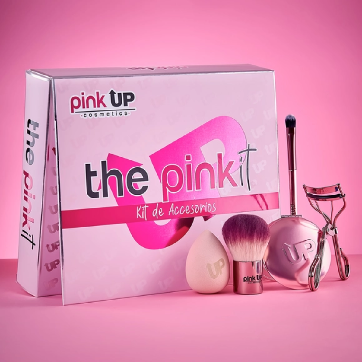 SET DE ACCESORIOS DE MAQUILLAJE THE PINKIT - PINK UP