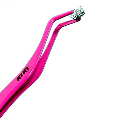 Aplicador de Pestañas Kiki Lashes | Pinza de Precisión Curva