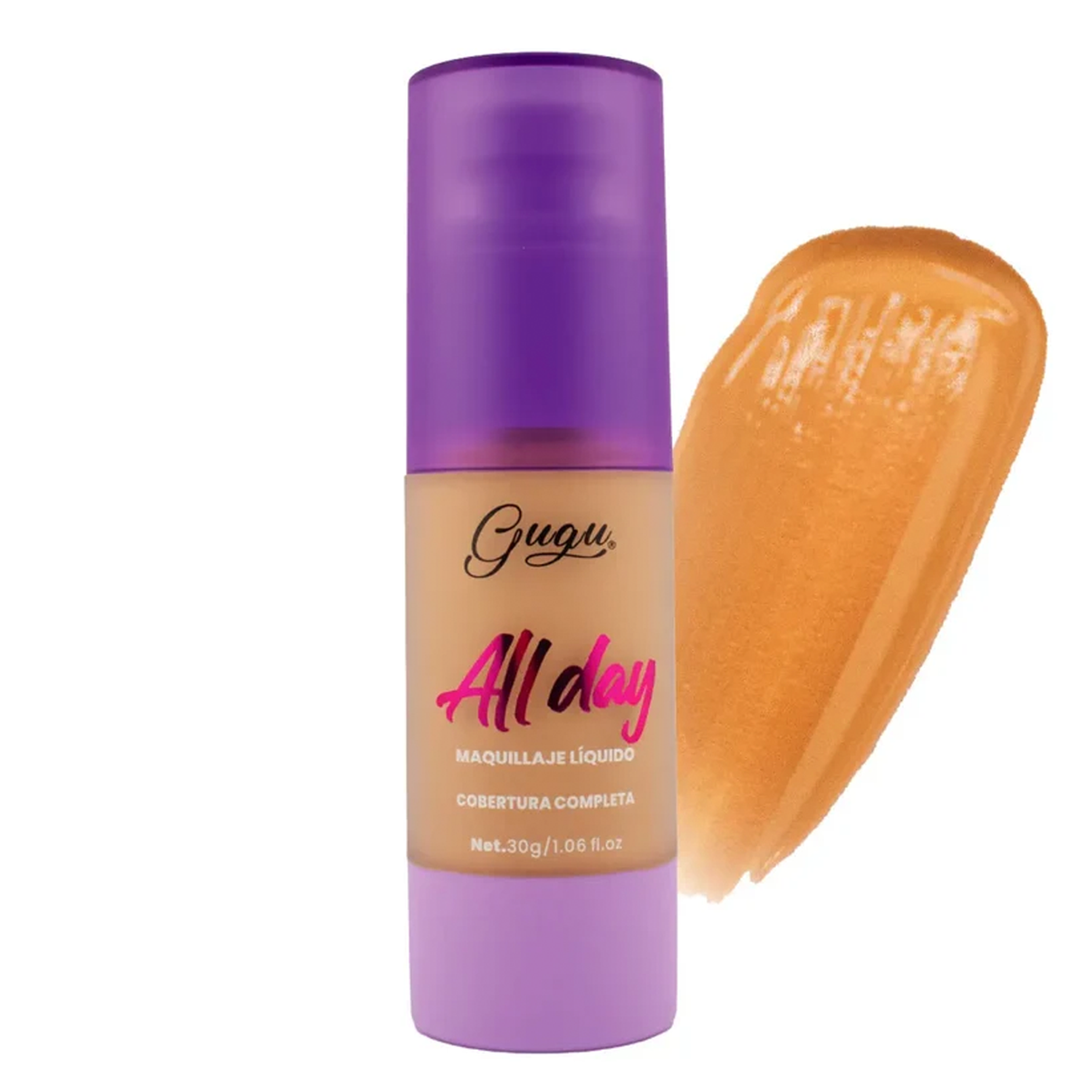 Base de Maquillaje Líquida Gugu All Day SPF 30 | Larga Duración