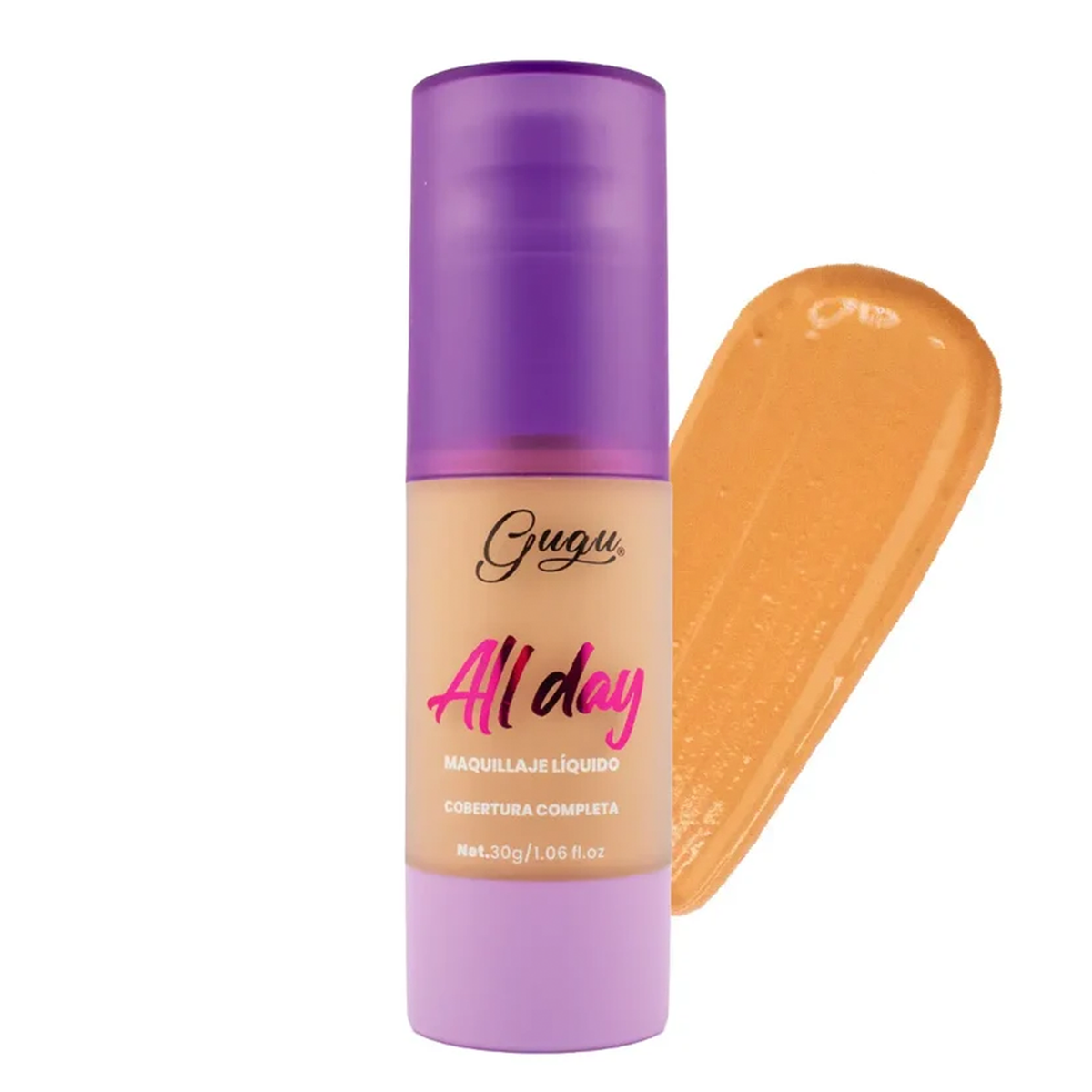 Base de Maquillaje Líquida Gugu All Day SPF 30 | Larga Duración