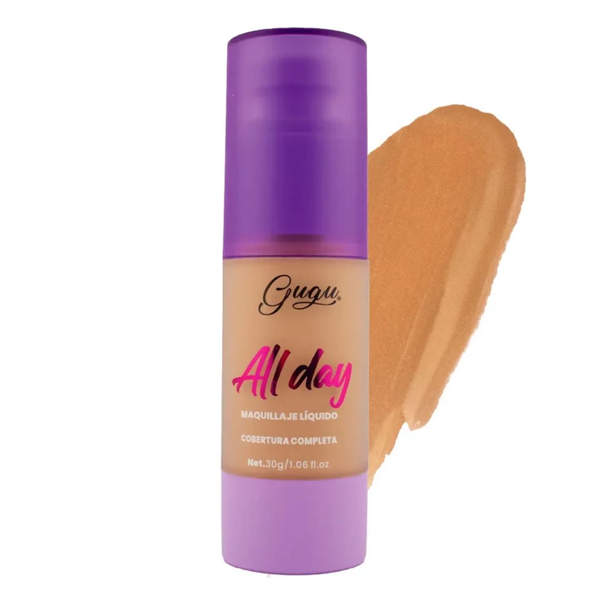 Base de Maquillaje Líquida Gugu All Day SPF 30 | Larga Duración