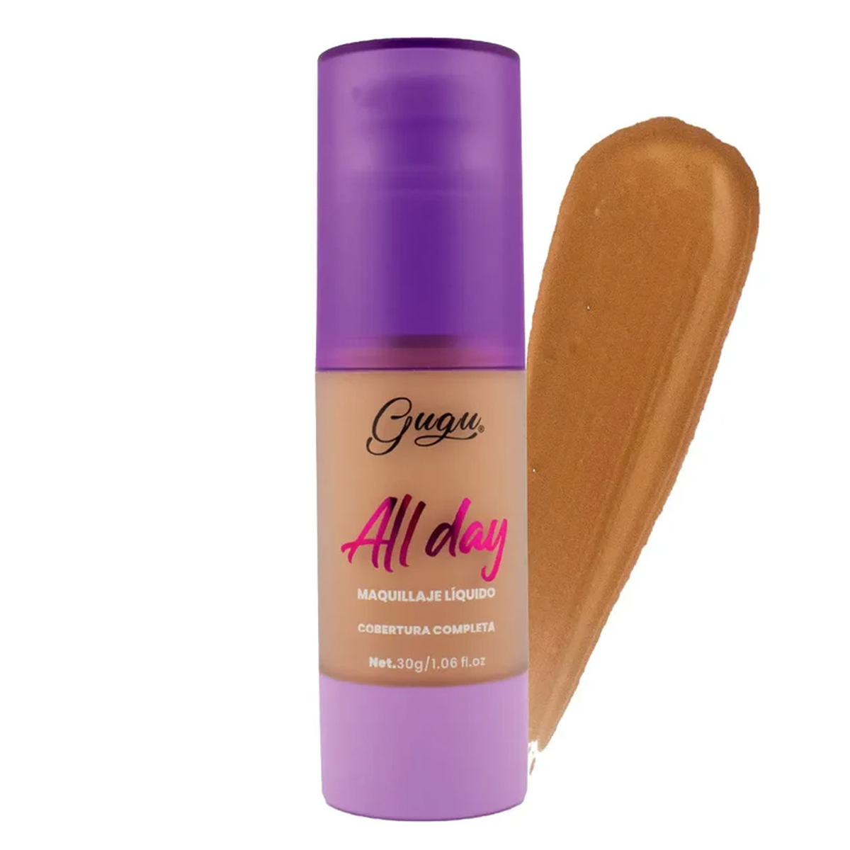 Base de Maquillaje Líquida Gugu All Day SPF 30 | Larga Duración