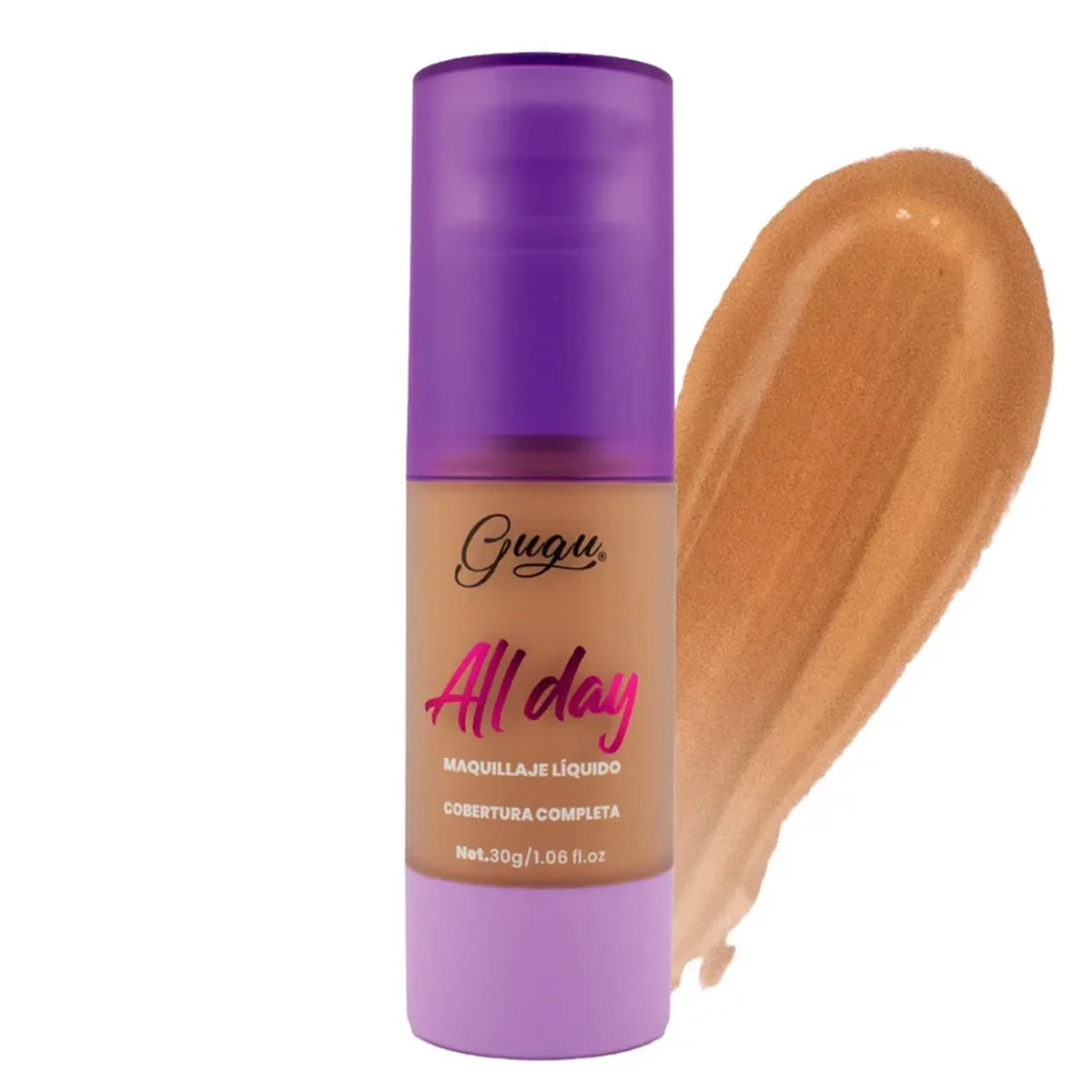 Base de Maquillaje Líquida Gugu All Day SPF 30 | Larga Duración