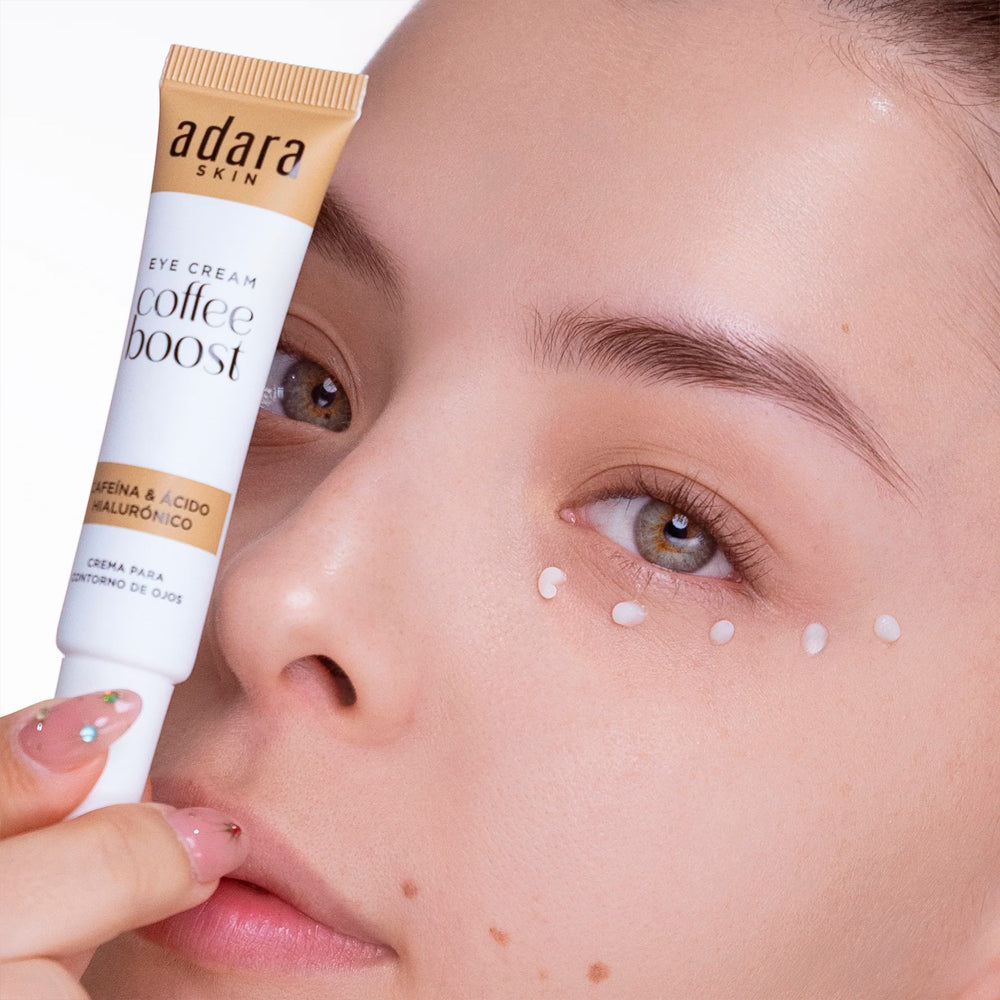 CONTORNO DE OJOS EN CREMA ADARA CAFEINA Y ACIDO HIALURONICO