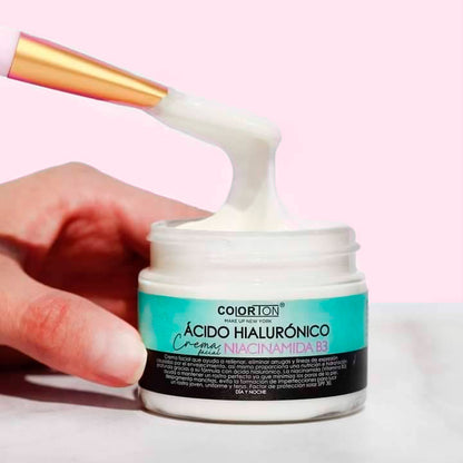 Crema Facial Colorton Ácido Hialurónico y Niacinamida B3