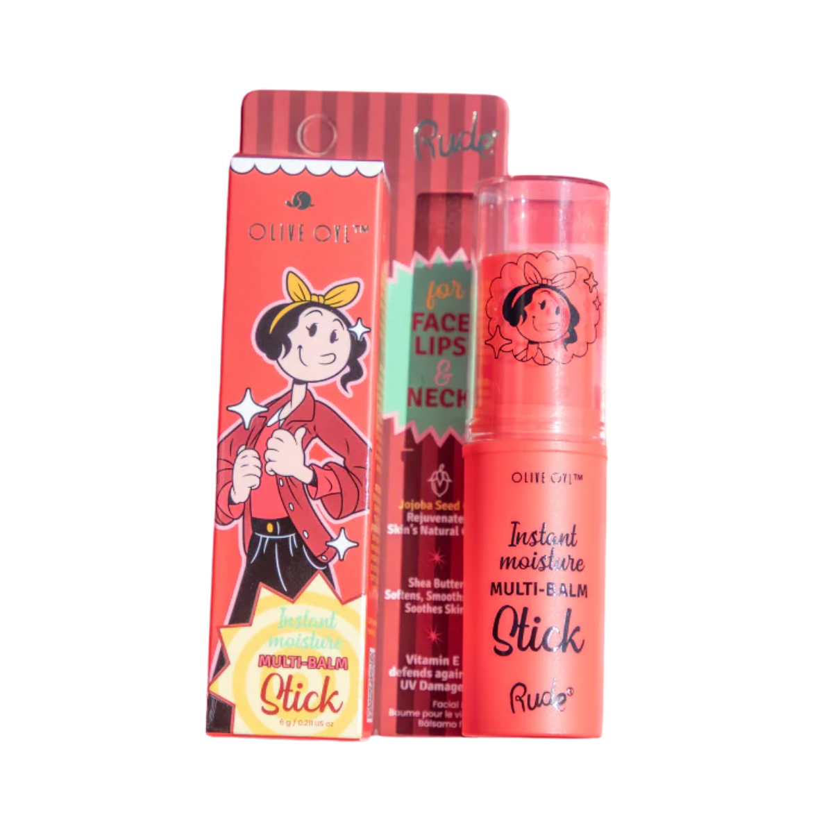 BÁLSAMO FACIAL HIDRATANTE OLIVE OYL - RUDE COSMETICS