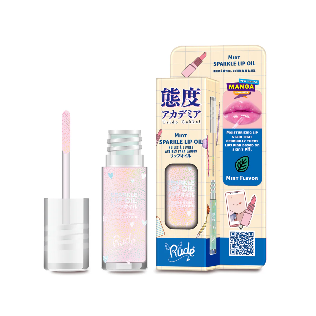 LIP OIL MANGA COLLECTION - RUDE COSMETICS