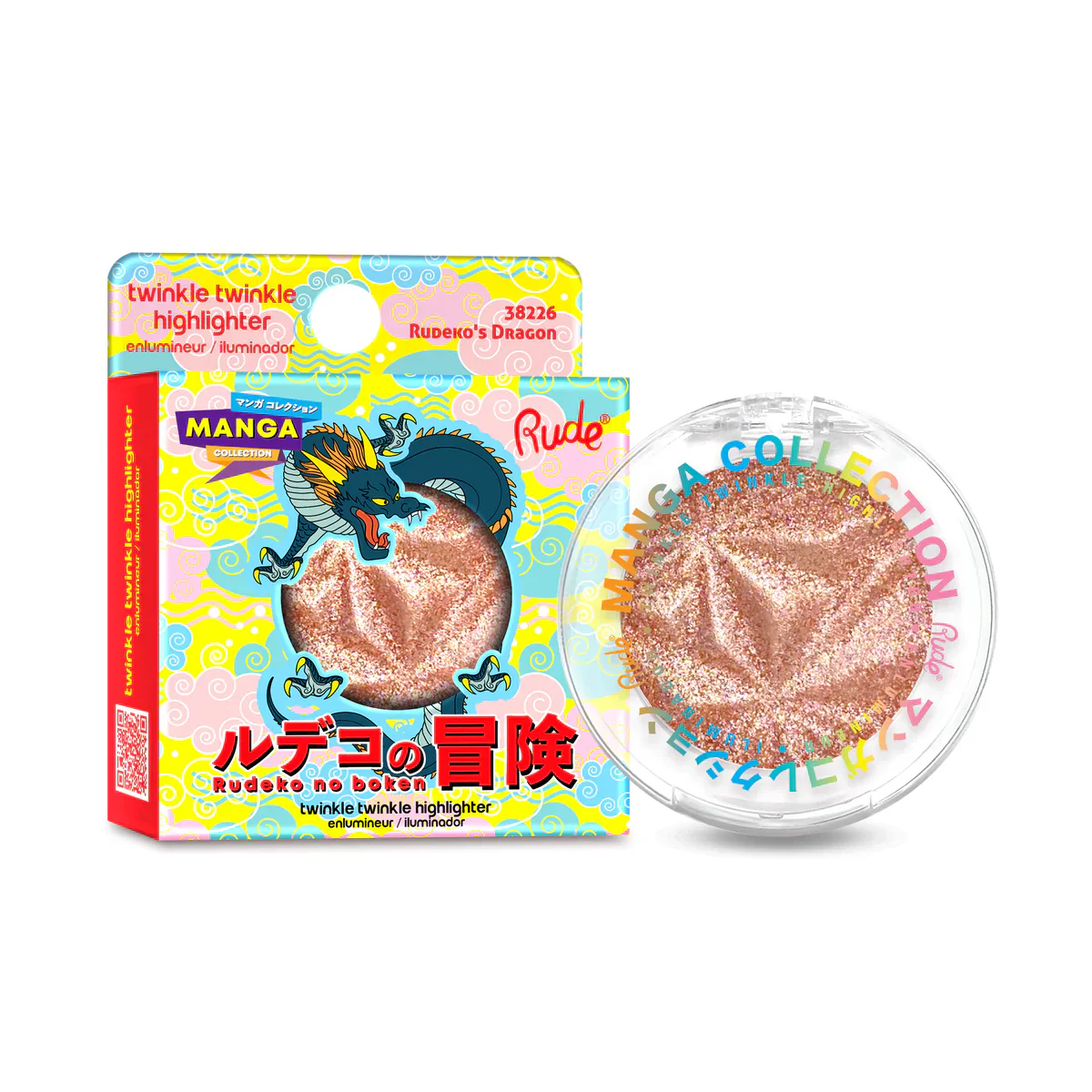 ILUMINADOR MANGA COLLECTION TWINKLE TWINKLE - RUDE COSMETICS