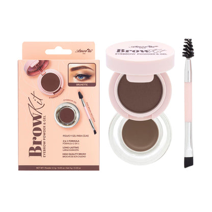 KIT BROW POLVO Y GEL PARA CEJAS AMOR US