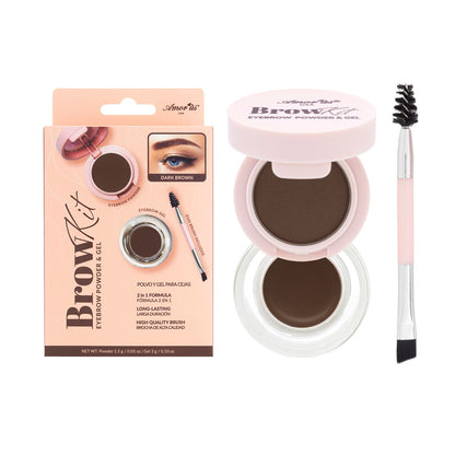 KIT BROW POLVO Y GEL PARA CEJAS AMOR US