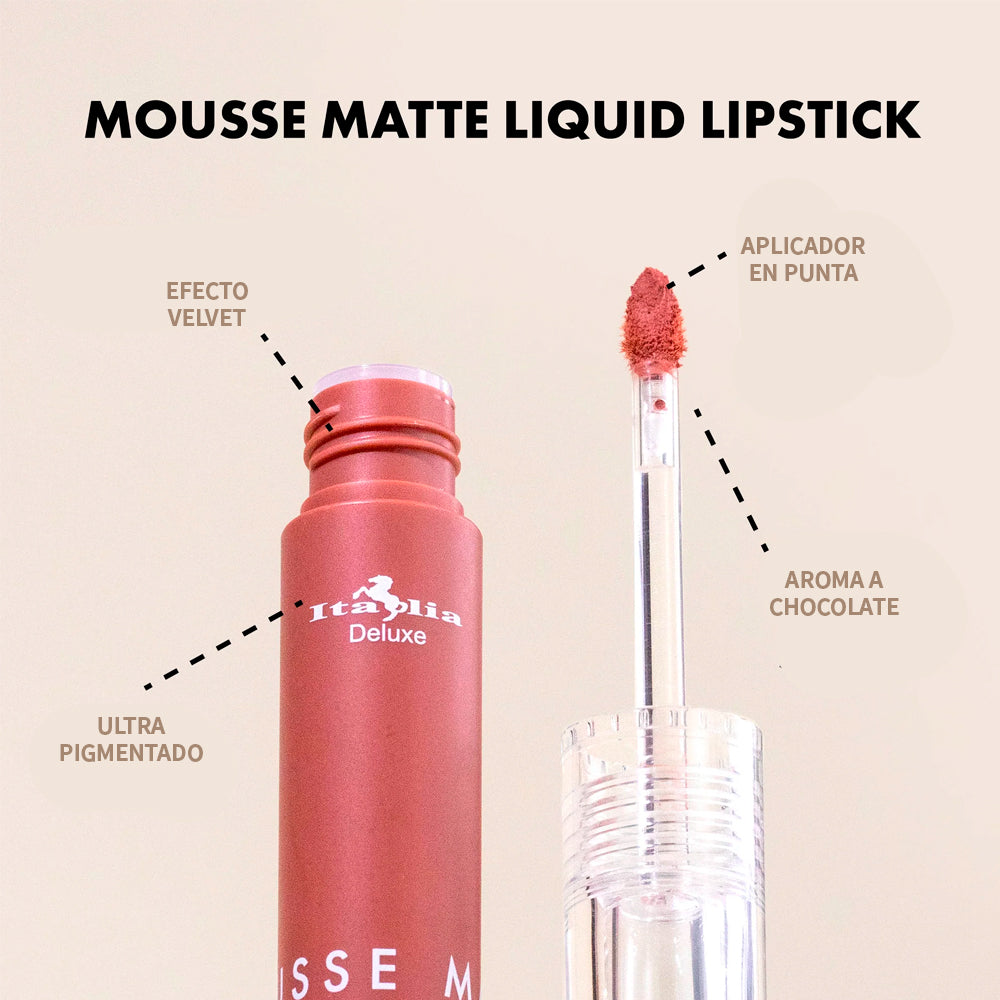 LABIAL LIQUIDO MOUSSE MATTE ITALIA DELUXE