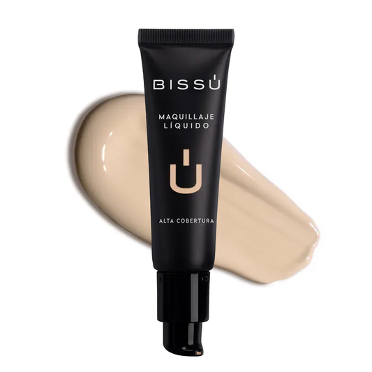 Base de Maquillaje Líquida Bissú | Alta Cobertura Mate