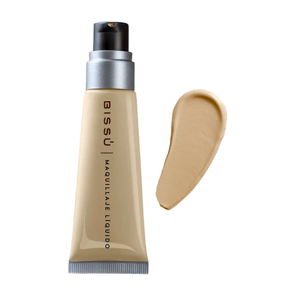 Maquillaje Líquido Bissú | Base de Cobertura Impecable, A Prueba de Agua
