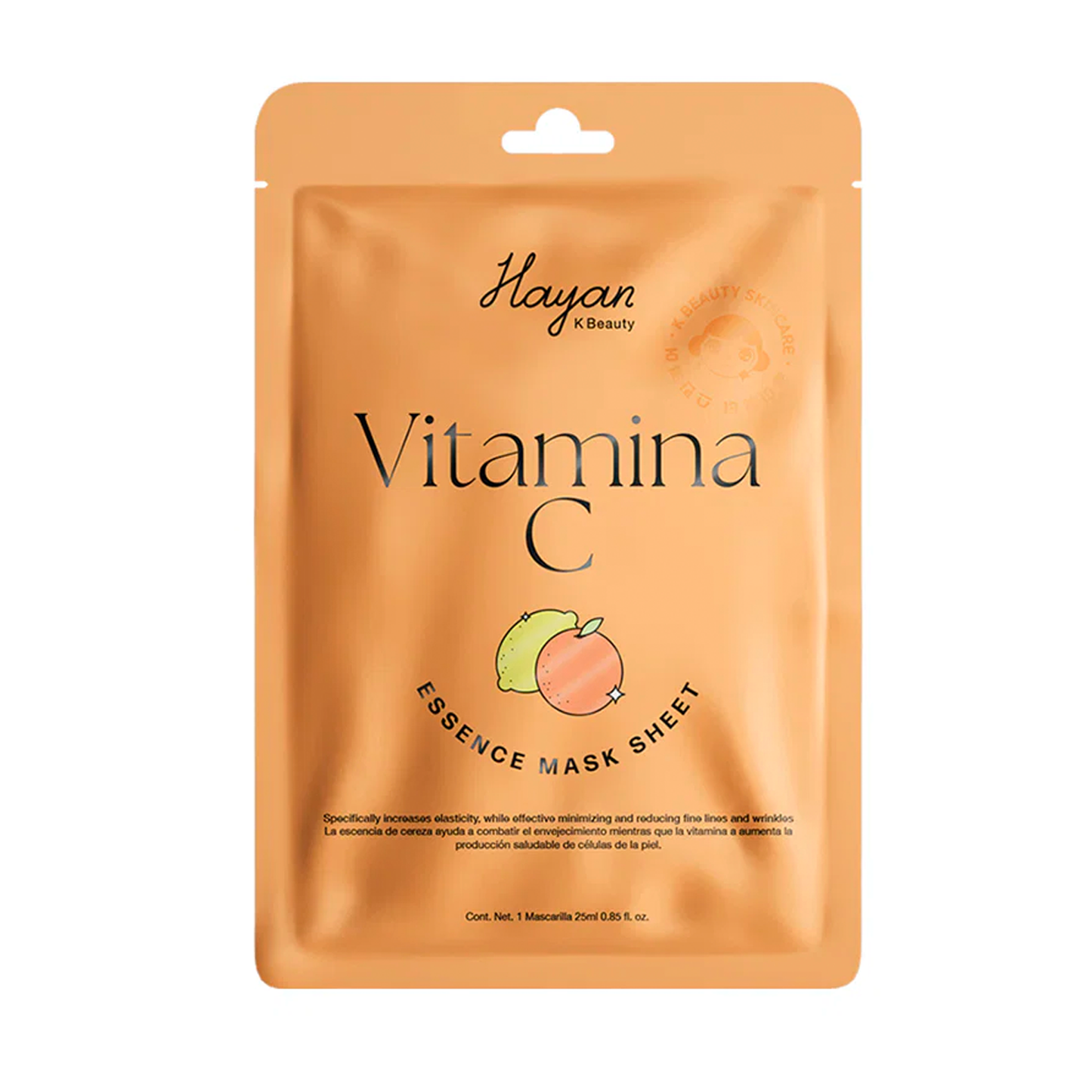 Mascarilla Facial en Tela Hayan | Blueberry, Matcha y Vitamina C