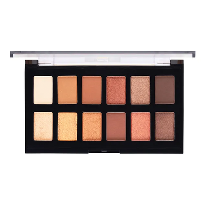 Paleta de Sombras Bissú 12 Tonos Chocolate con Chile