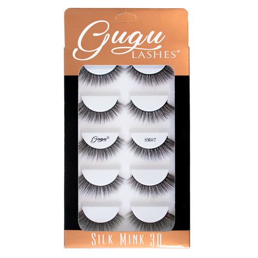 PESTAÑAS GUGU LASHES SILK MINK 3D SM07