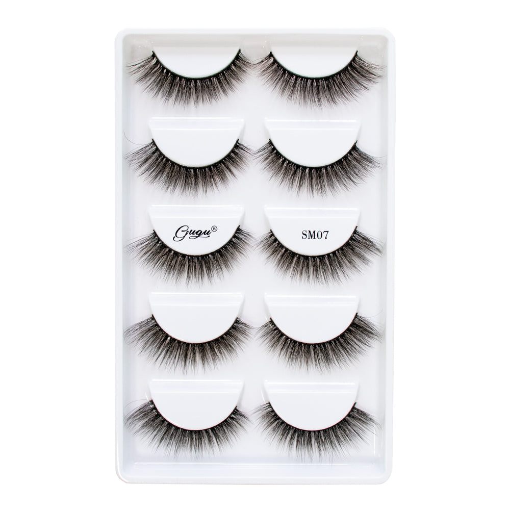 PESTAÑAS GUGU LASHES SILK MINK 3D SM07