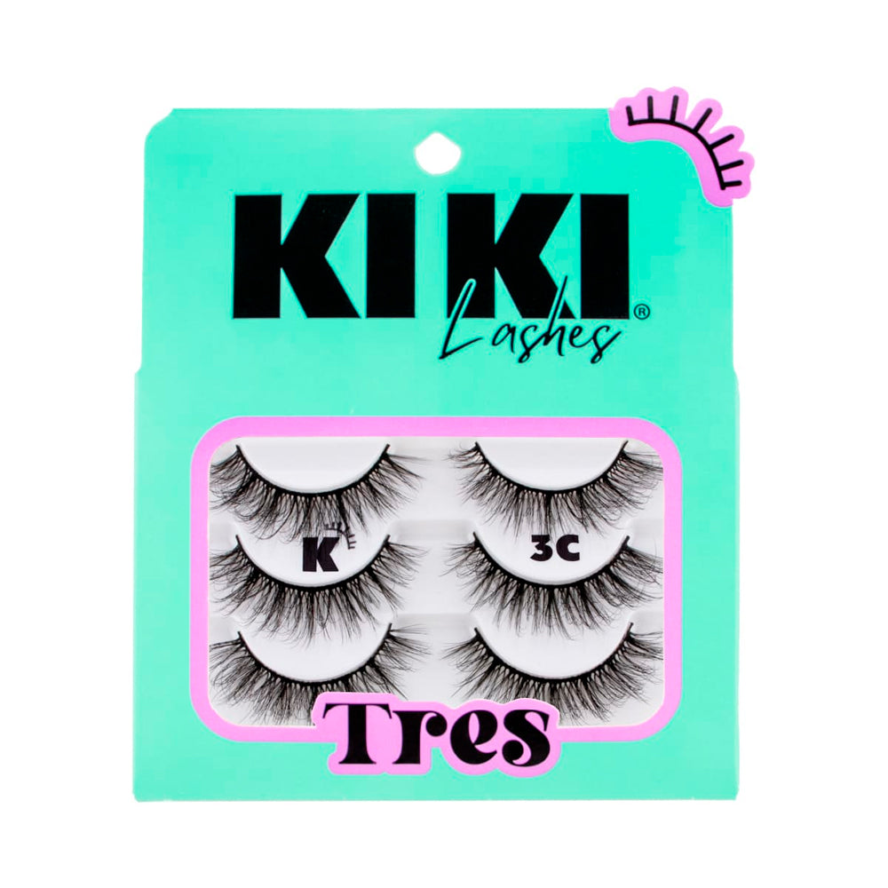 PESTAÑAS KIKI LASHES C/3 PARES