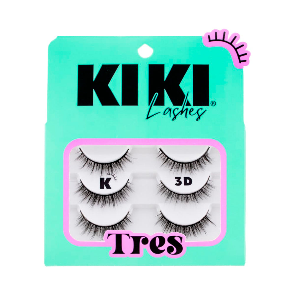 PESTAÑAS KIKI LASHES C/3 PARES