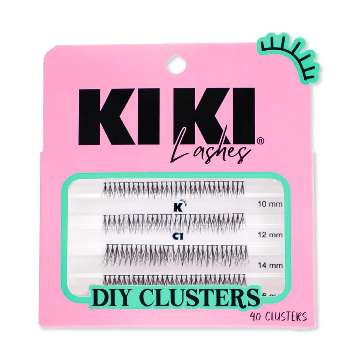Pestañas en Grupos Kiki Lashes DIY Clusters (#C1 a #C9)